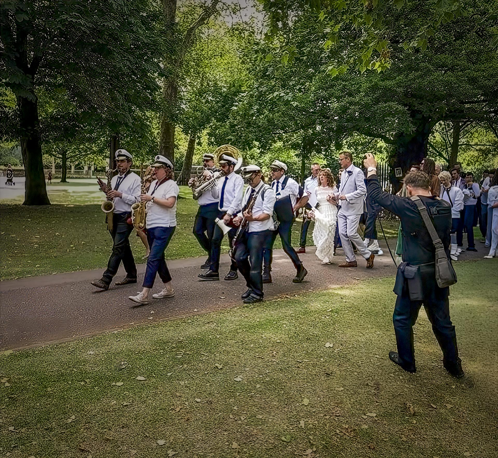 Kitty and Will's wedding at Queens Park in London